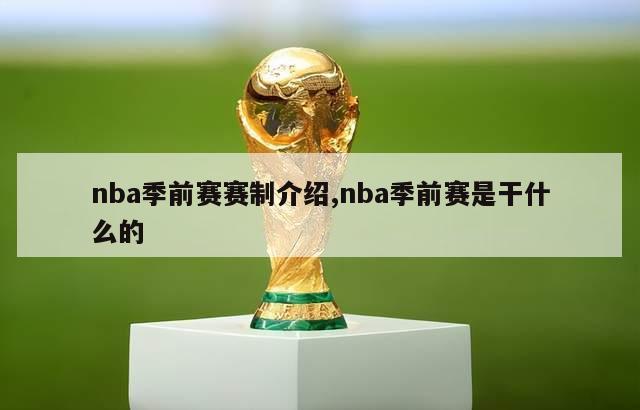 nba季前赛赛制介绍,nba季前赛是干什么的